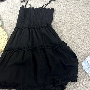 Dillards Gb Girls black smocked dress